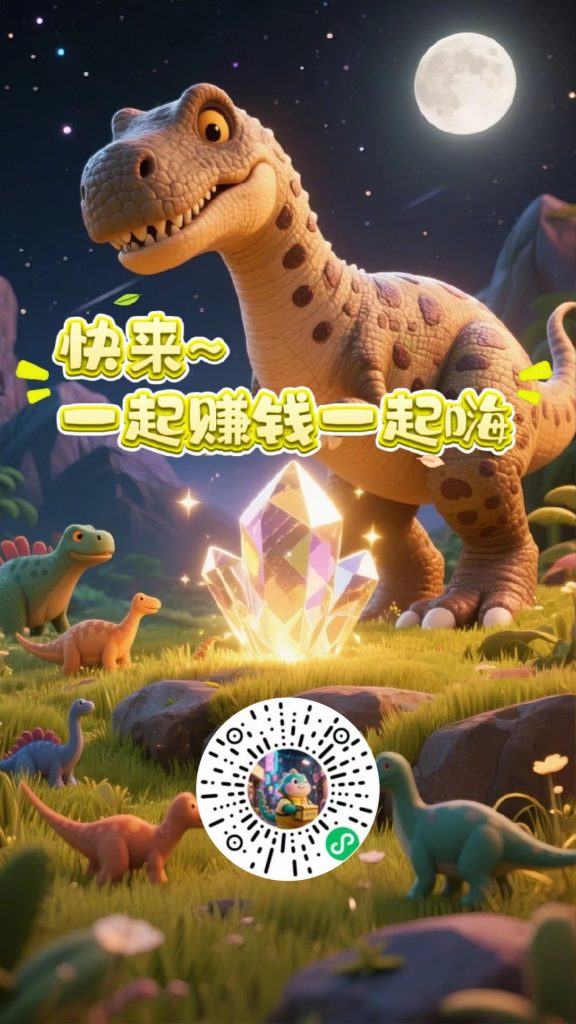 恐龙挂机，零撸，挂机产生金币领分红-317首码网