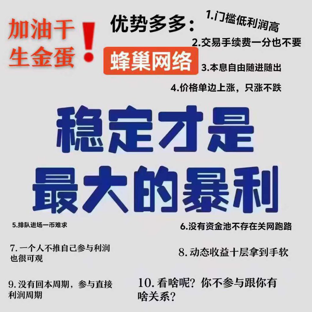 蜂巢网络STO 【这是一场上岸佳作，一场颠覆数字经济的新世界】-317首码网