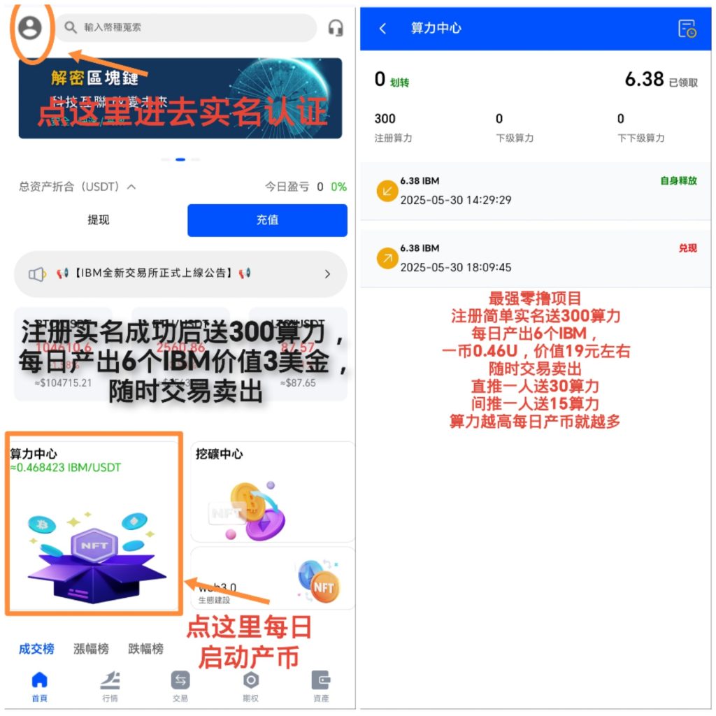 首码，最强零撸IBM，静态日入18元左右-317首码网