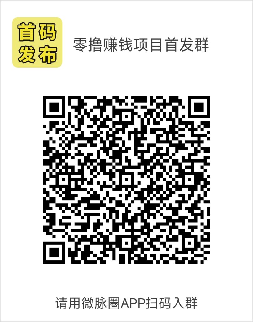零撸赚钱项目首发群-317首码网